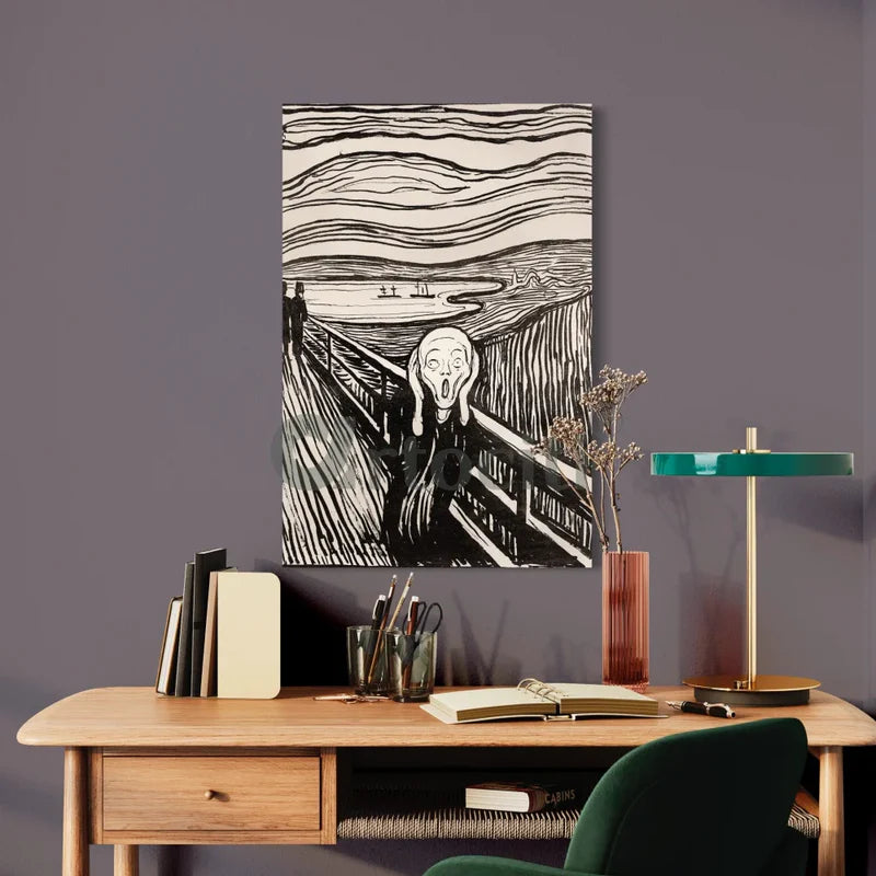 The Scream by Edvard Munch Famous Canvas Giclee Print