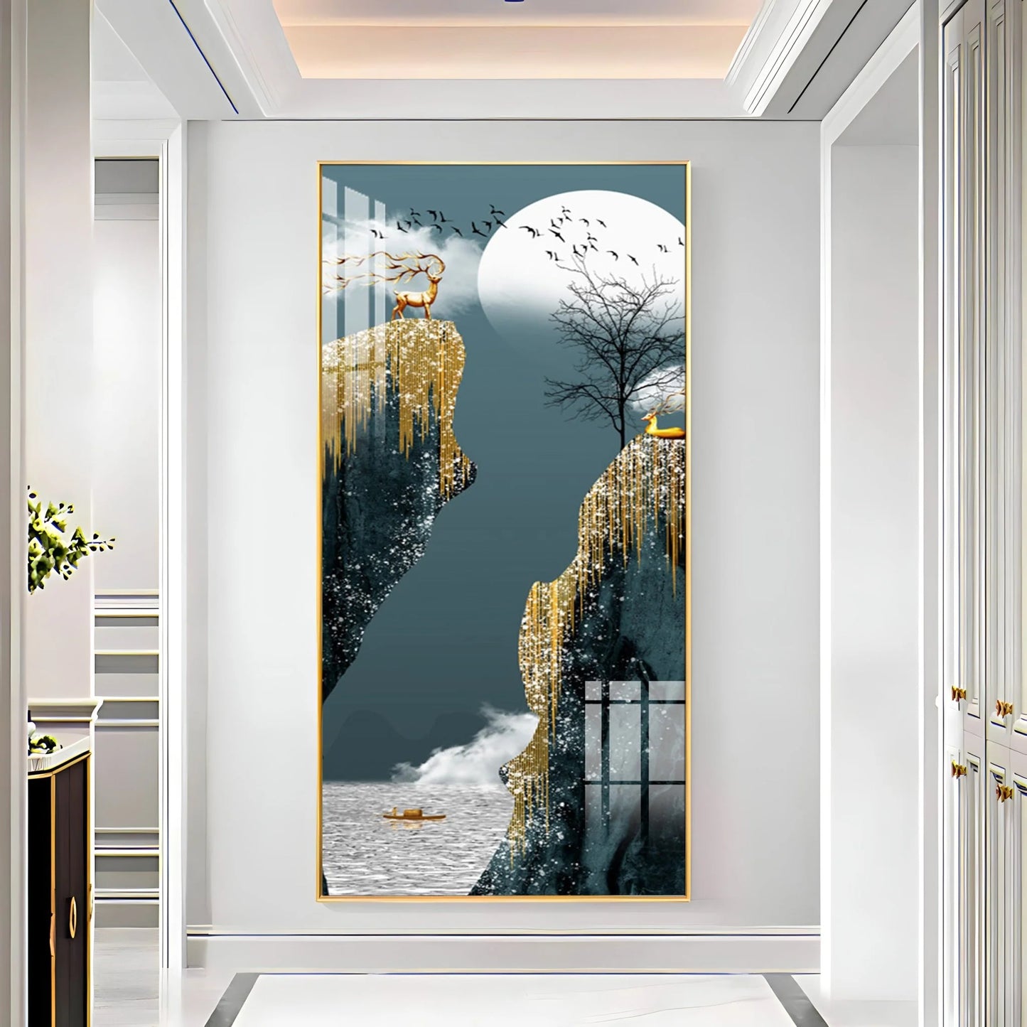The Serenity Premium Acrylic Vertical Wall Art