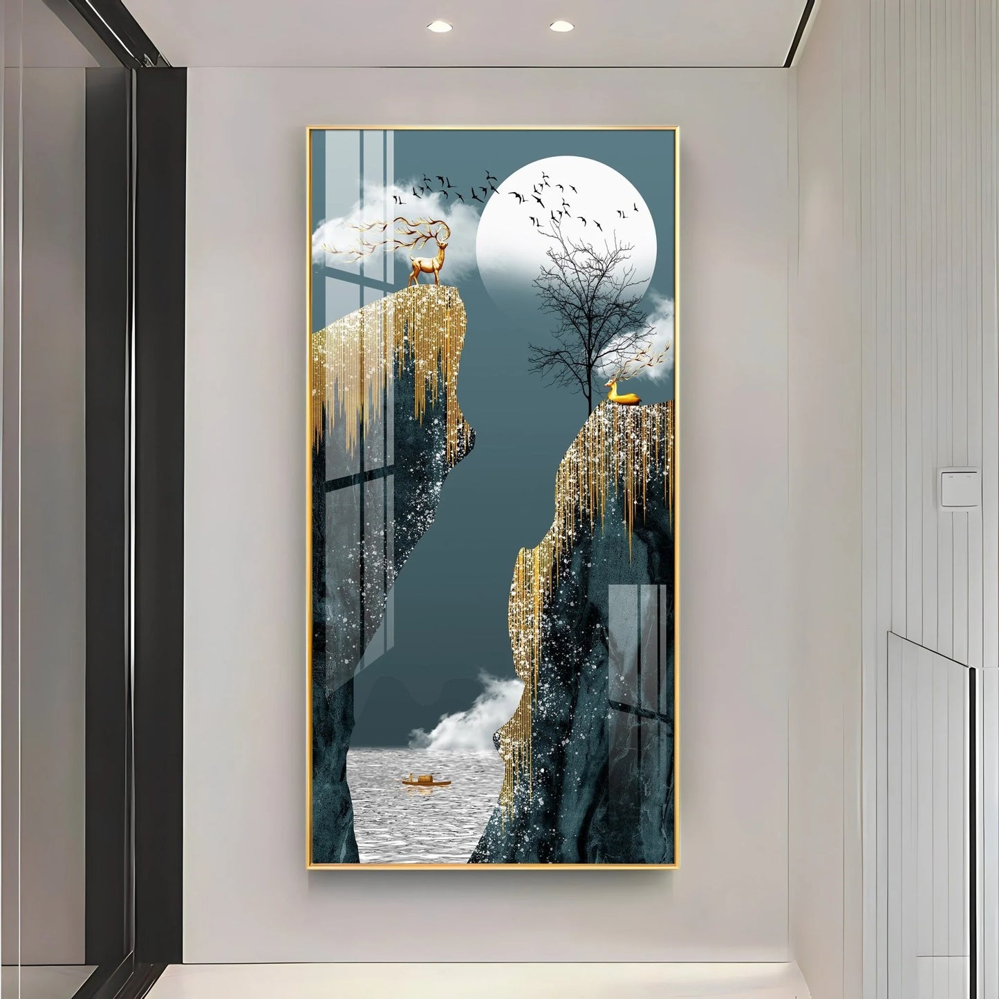 The Serenity Premium Acrylic Vertical Wall Art