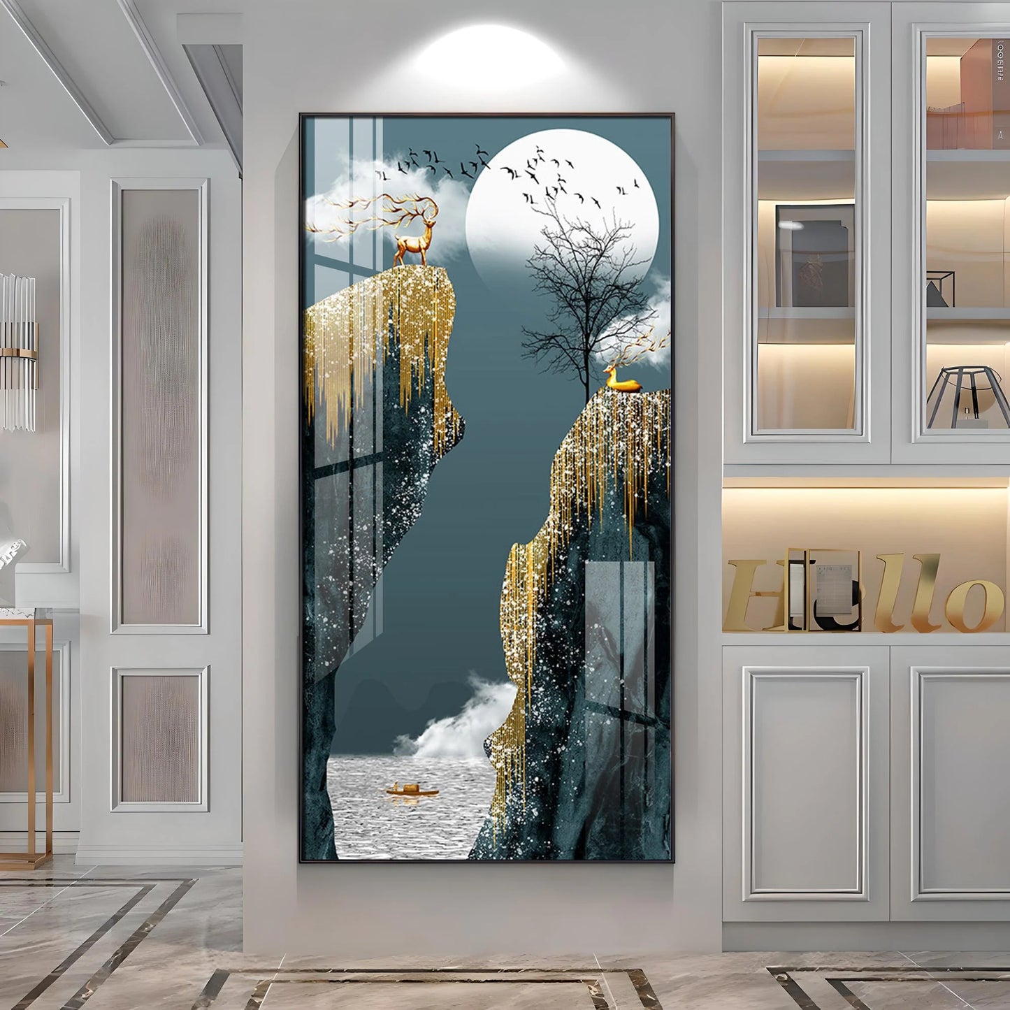 Too Close Too Far Luxury Crystal Wall Art