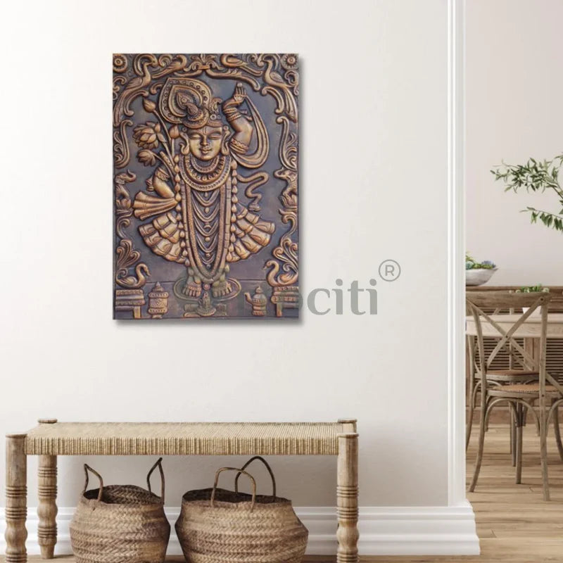 Shrinath Ji (Krishna) 3D WALL Art