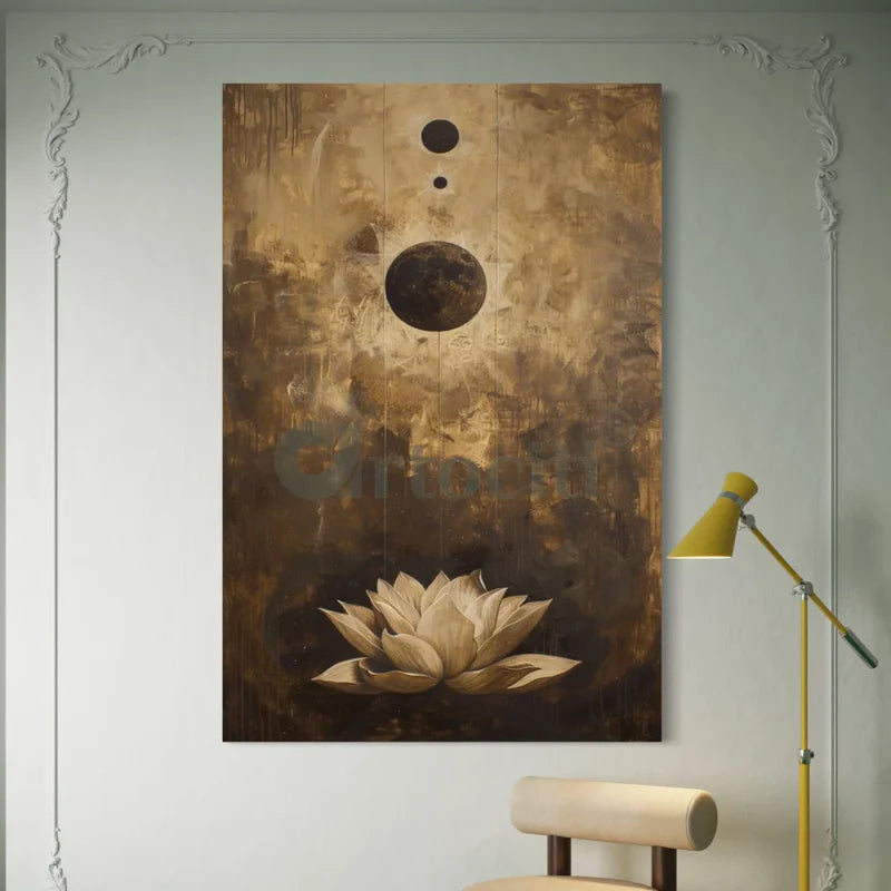 Vaishvanara 1 Art Canvas Giclee Print Modern Abstract Painting
