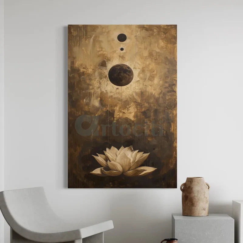Vaishvanara 1 Art Canvas Giclee Print Modern Abstract Painting