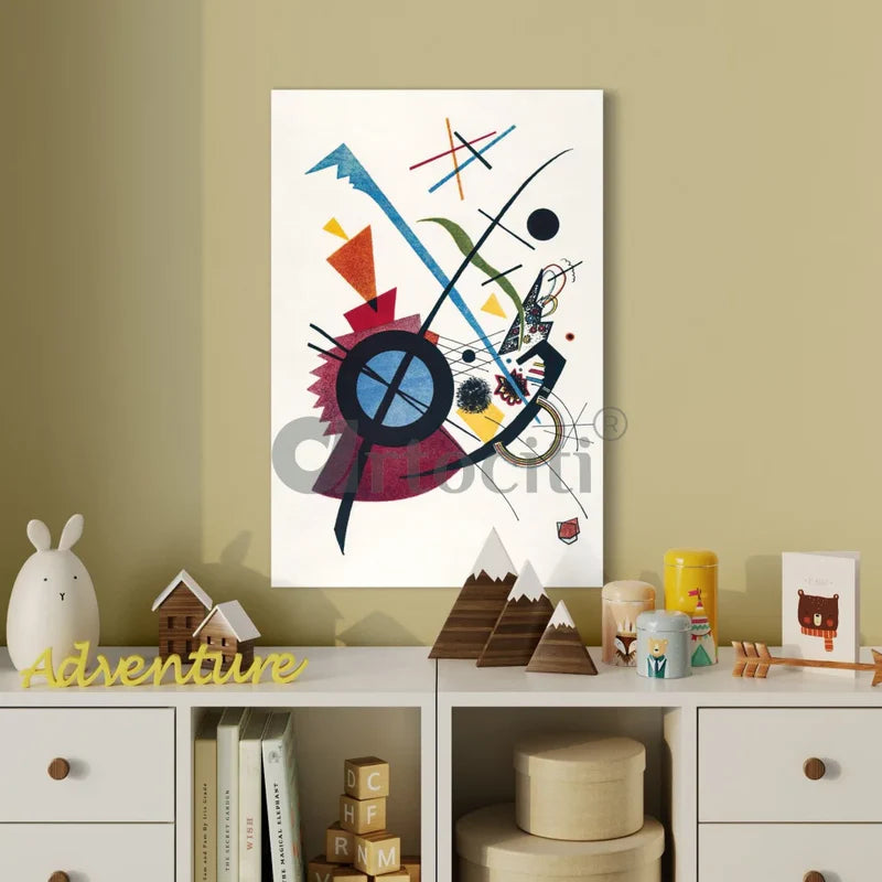 Violet, 1923 Canvas Giclée Print by Wassily Kandinsky World Famous Painting