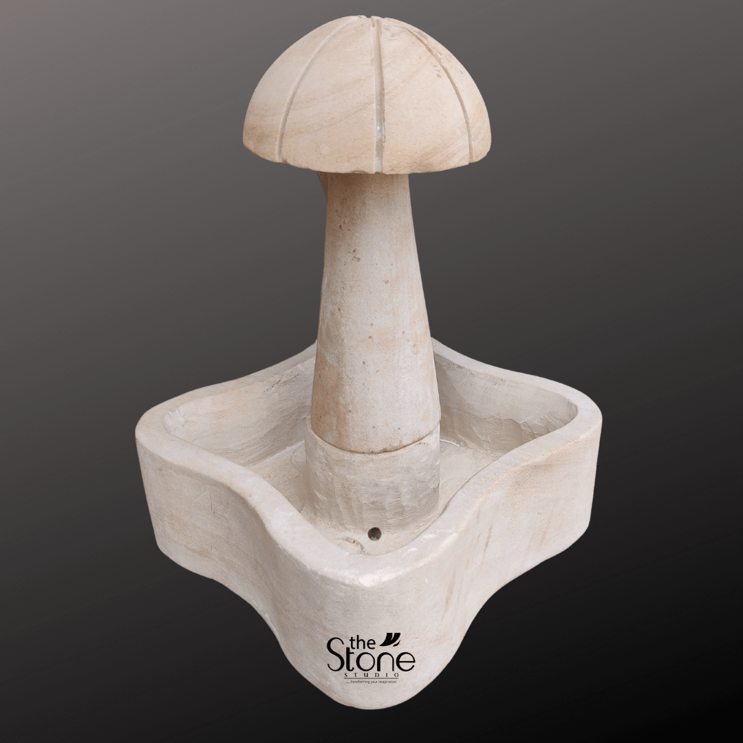 Mushroom Water Fountain 18″