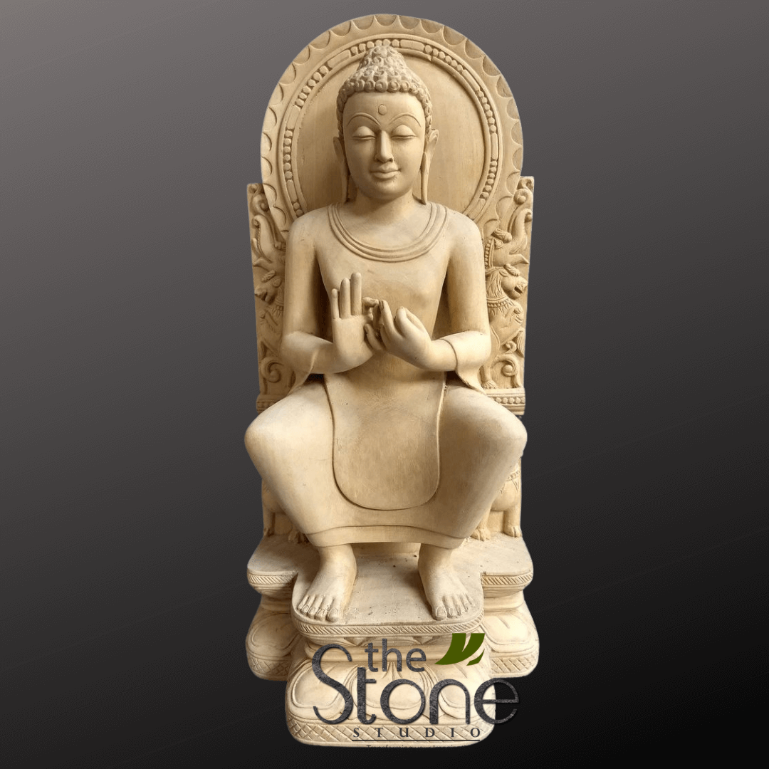 Wood Buddha 18″