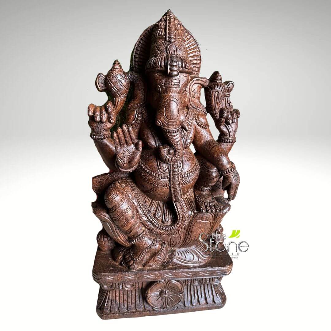 Wooden Ganesh Statue 2 feet