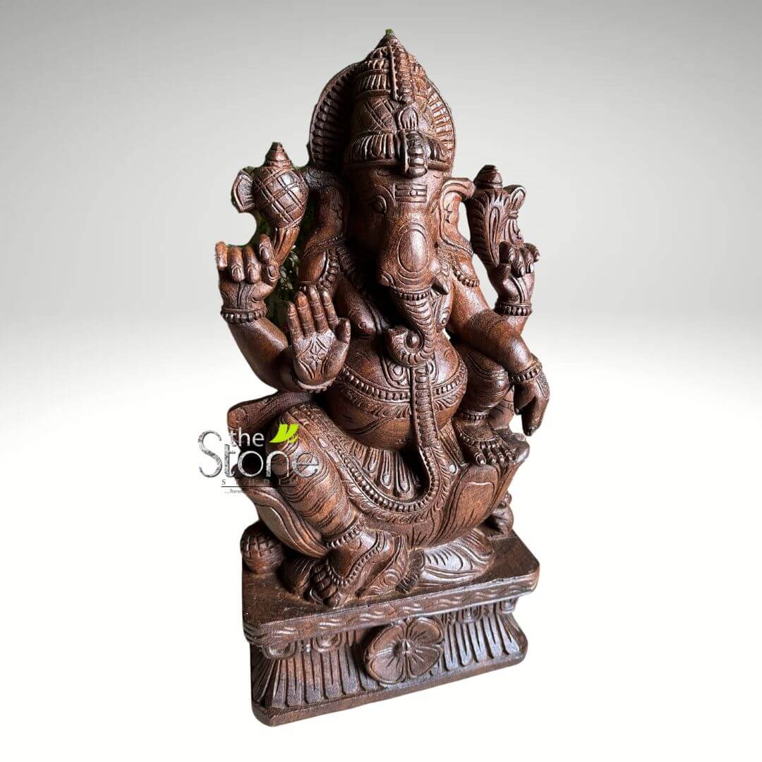 Wooden Ganesh Statue 2 feet