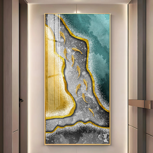 Contemporary Abstract Luxury Crystal Wall Art