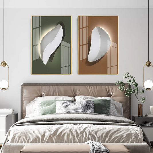 Artistry Illumination Premium Acrylic Vertical Wall Art (Set Of 2)