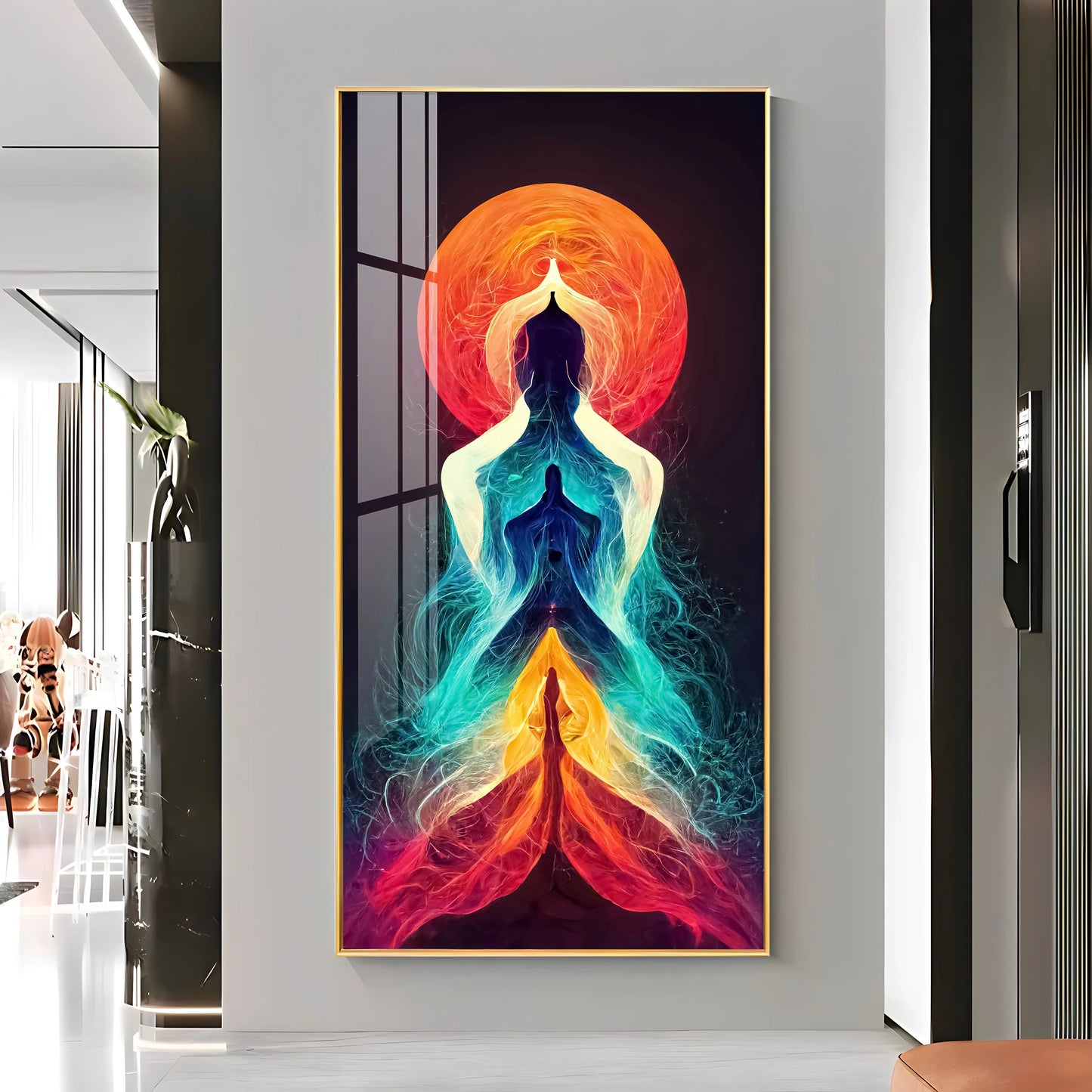 Inner Enlightenment Premium Acrylic Vertical Wall Art