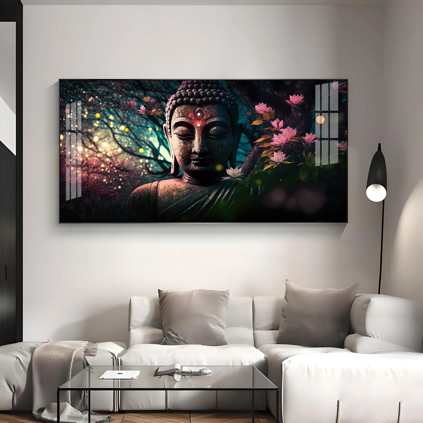 Calm Buddha Premium Acrylic Horizontal Wall Art