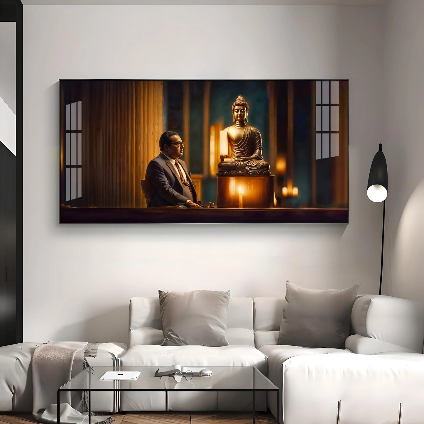 Meditative Moments Premium Acrylic Horizontal Wall Art