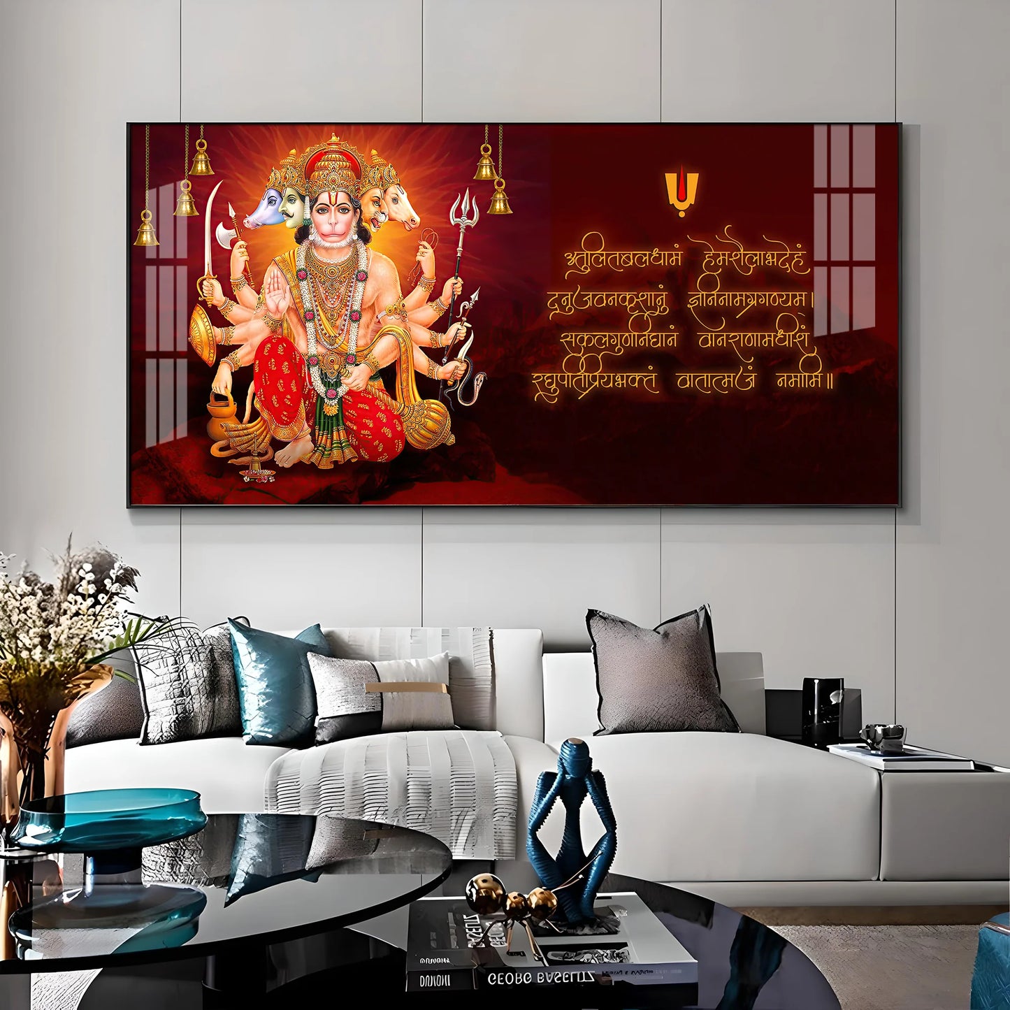 Sankat Mochan Premium Acrylic Horizontal Wall Art