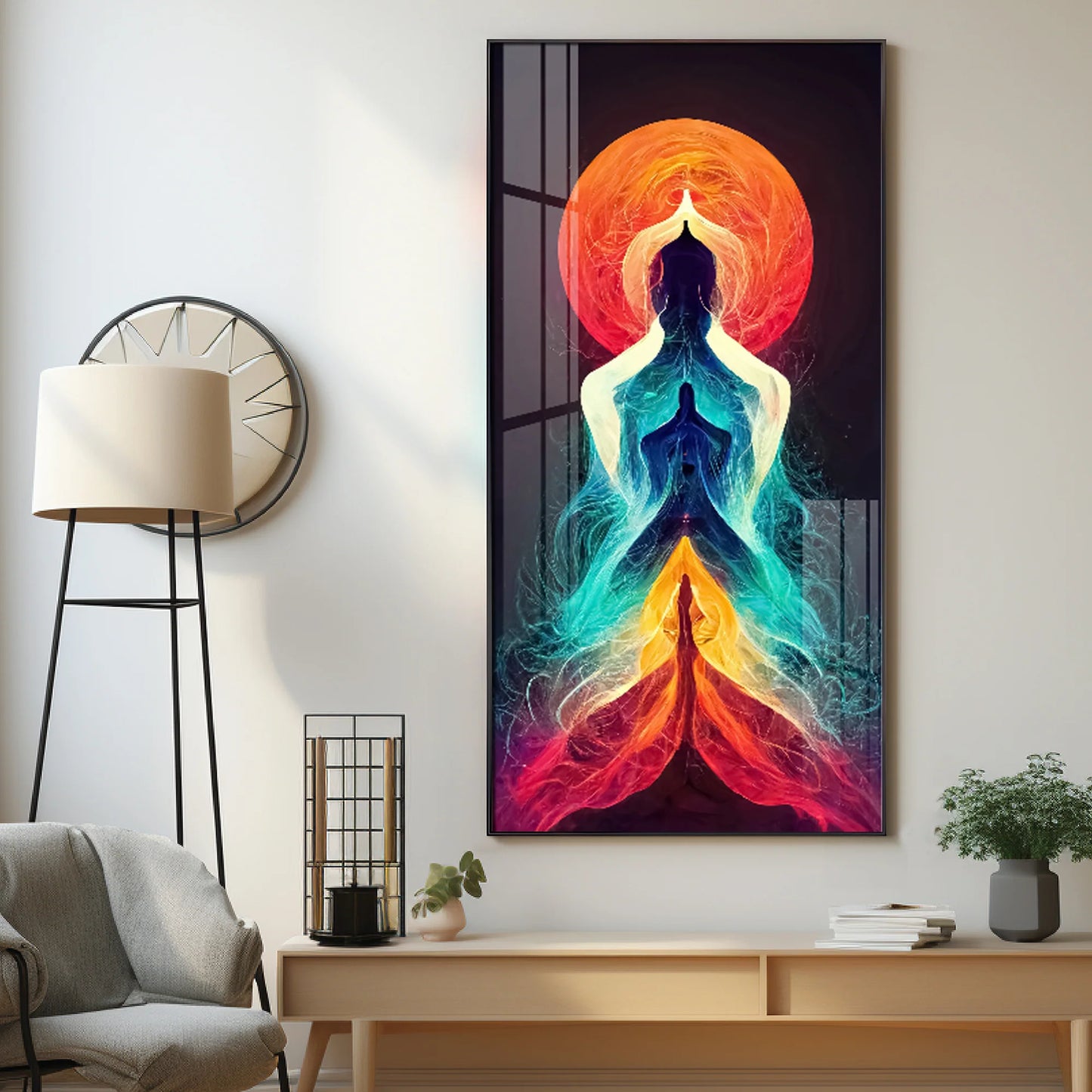 Inner Enlightenment Premium Acrylic Vertical Wall Art