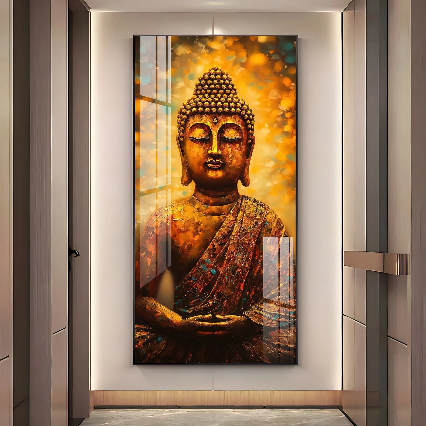 Buddha Serenity Premium Acrylic Vertical Wall Art