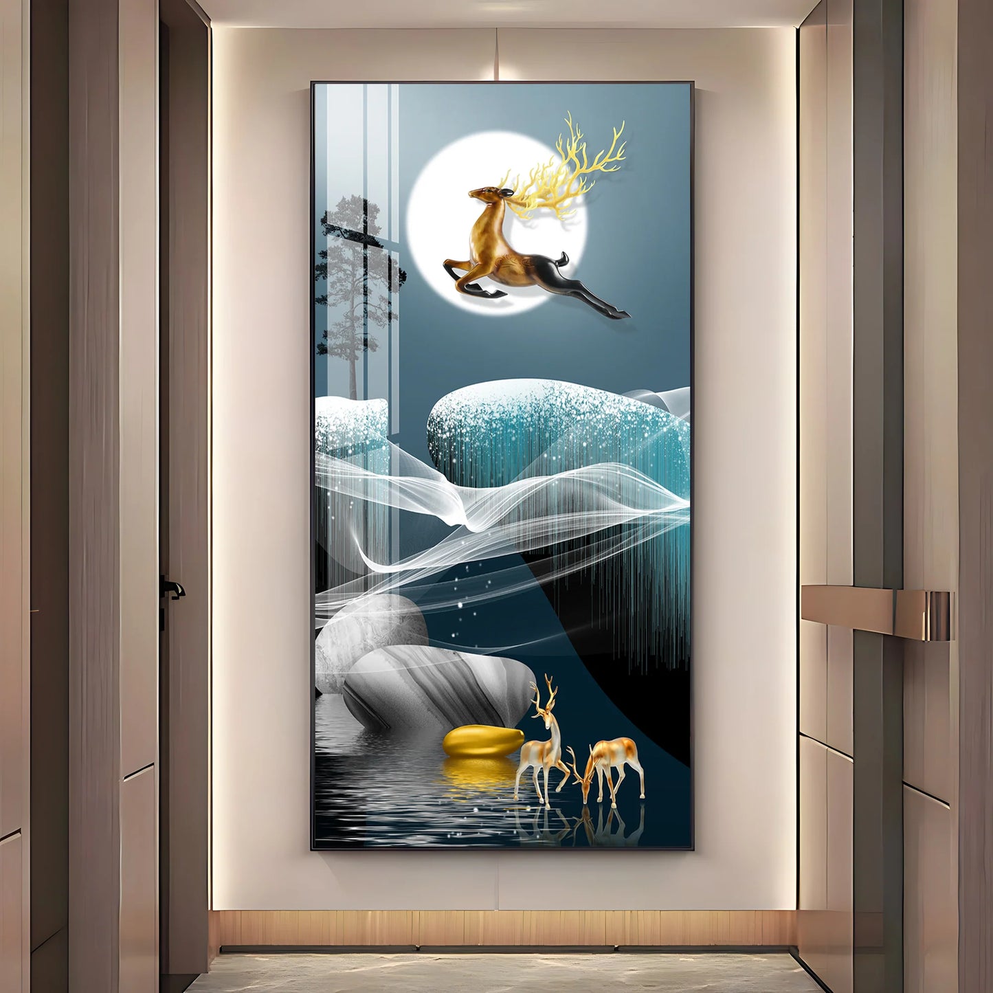 Catch The Moon Premium Acrylic Vertical Wall Art