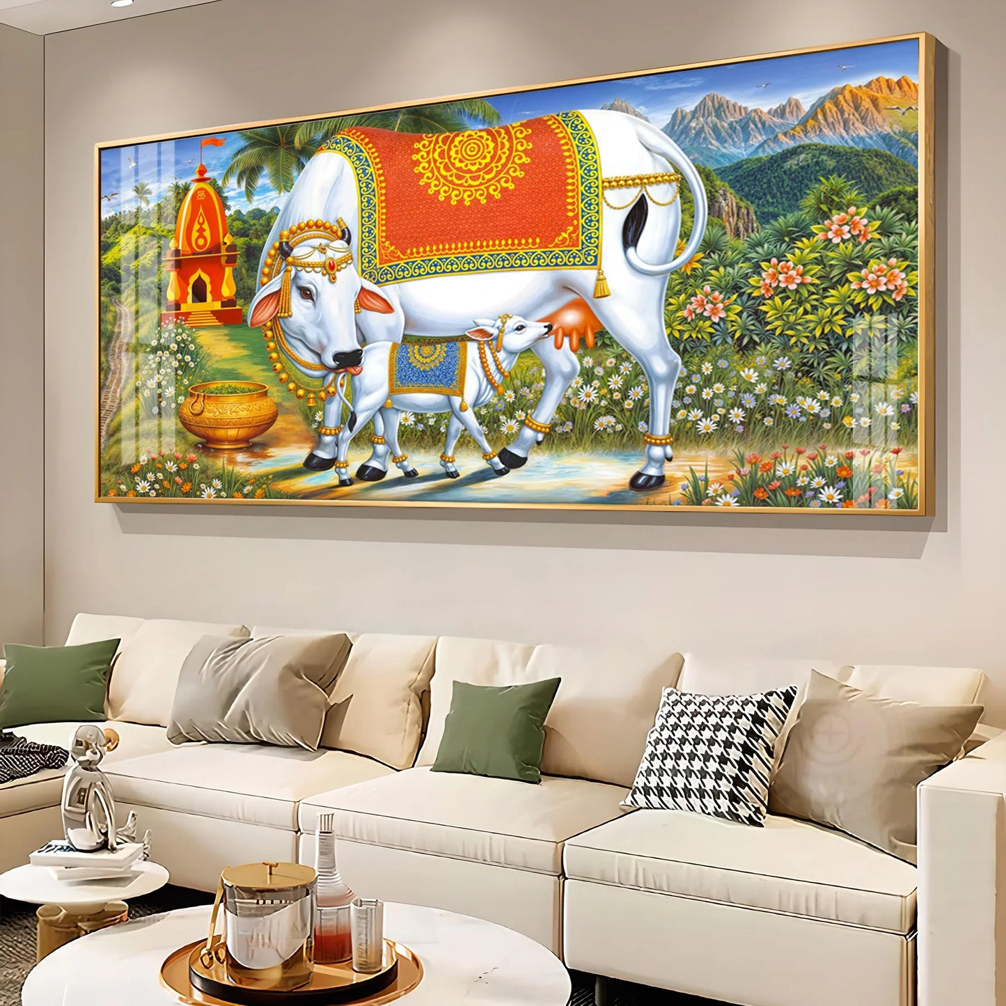 Cow-Calf Companions Premium Acrylic Horizontal Wall Art