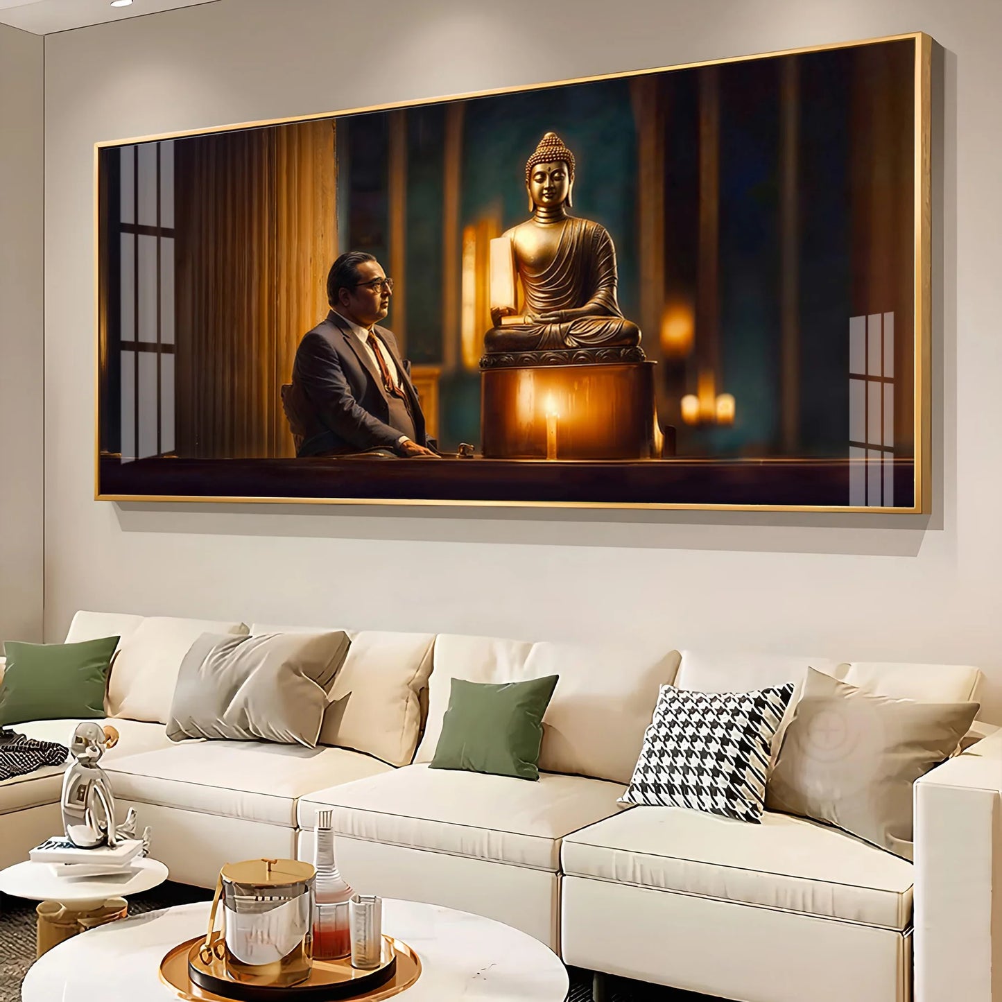 Meditative Moments Premium Acrylic Horizontal Wall Art