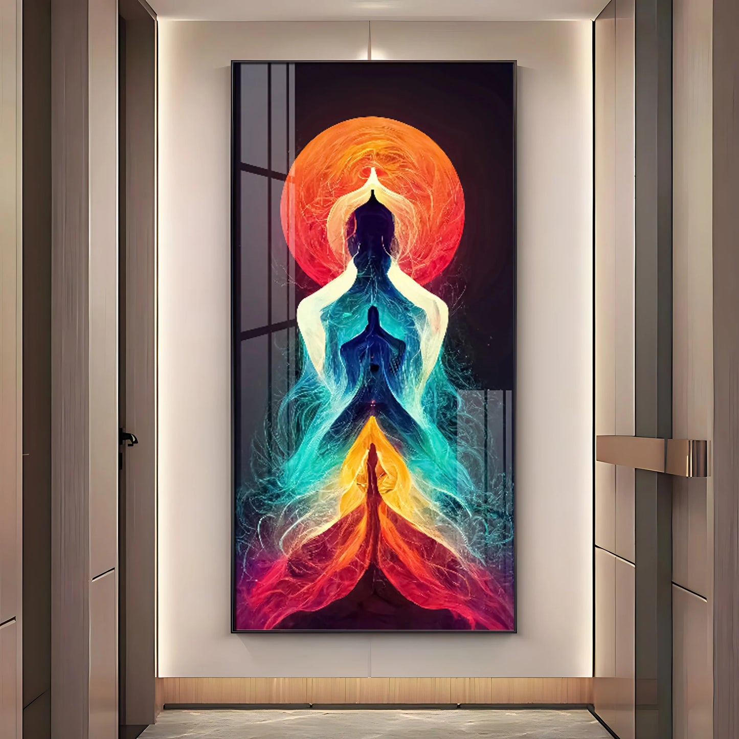 Inner Enlightenment Premium Acrylic Vertical Wall Art