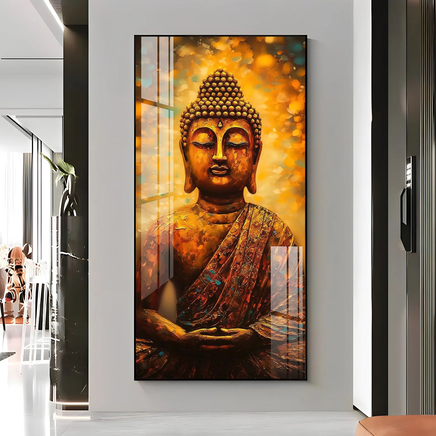 Buddha Serenity Premium Acrylic Vertical Wall Art