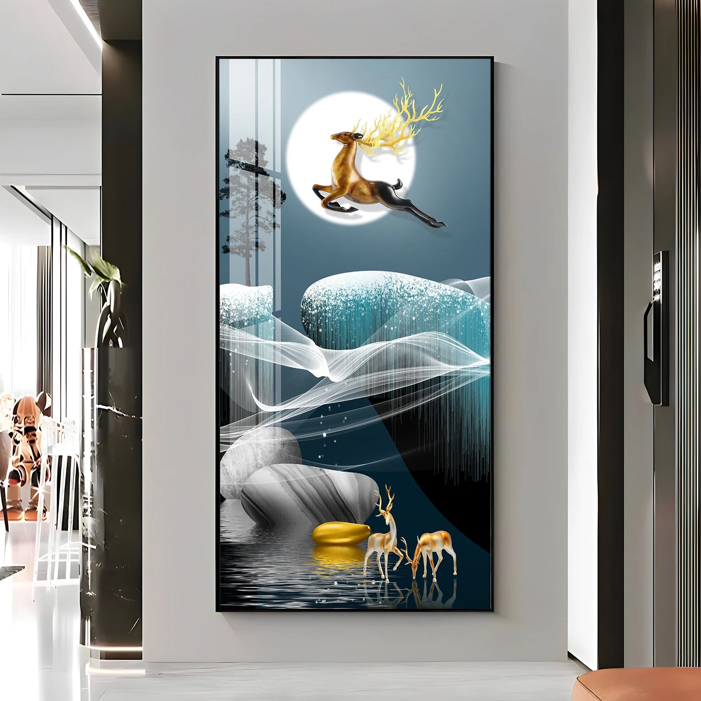 Catch The Moon Premium Acrylic Vertical Wall Art