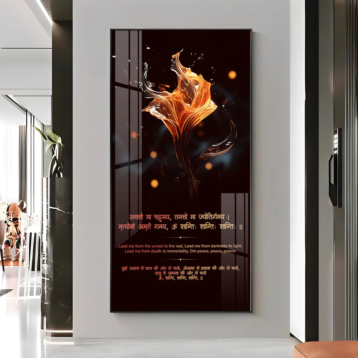 The Purifying Premium Acrylic Vertical Wall Art