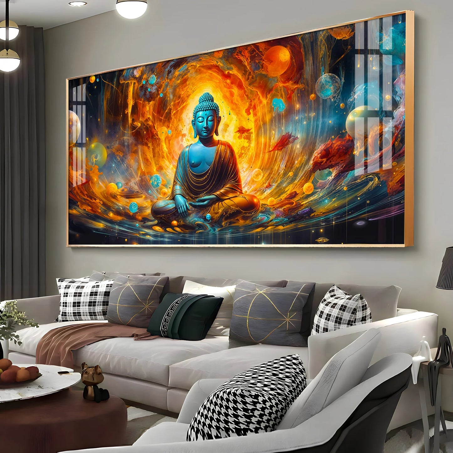 Inner Peace Canvas Premium Acrylic Horizontal Wall Art