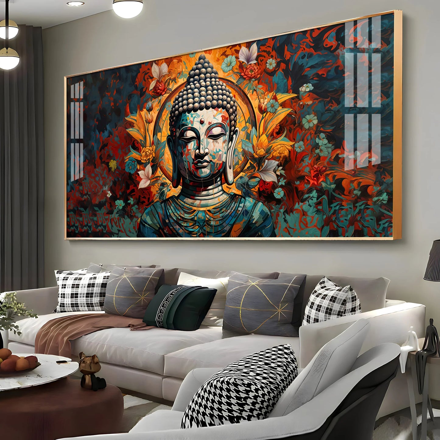 Enlightenment Buddha Premium Acrylic Horizontal Wall Art
