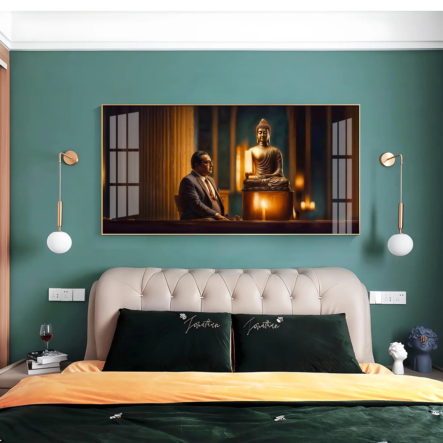 Meditative Moments Premium Acrylic Horizontal Wall Art