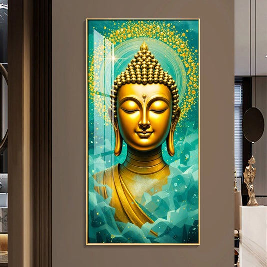 Contemporary Buddha Essence Premium Acrylic Vertical Wall Artq