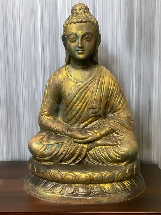 21X13.5 Inch Buddha Statue 3D Relief Mural Sculpture | Table Display
