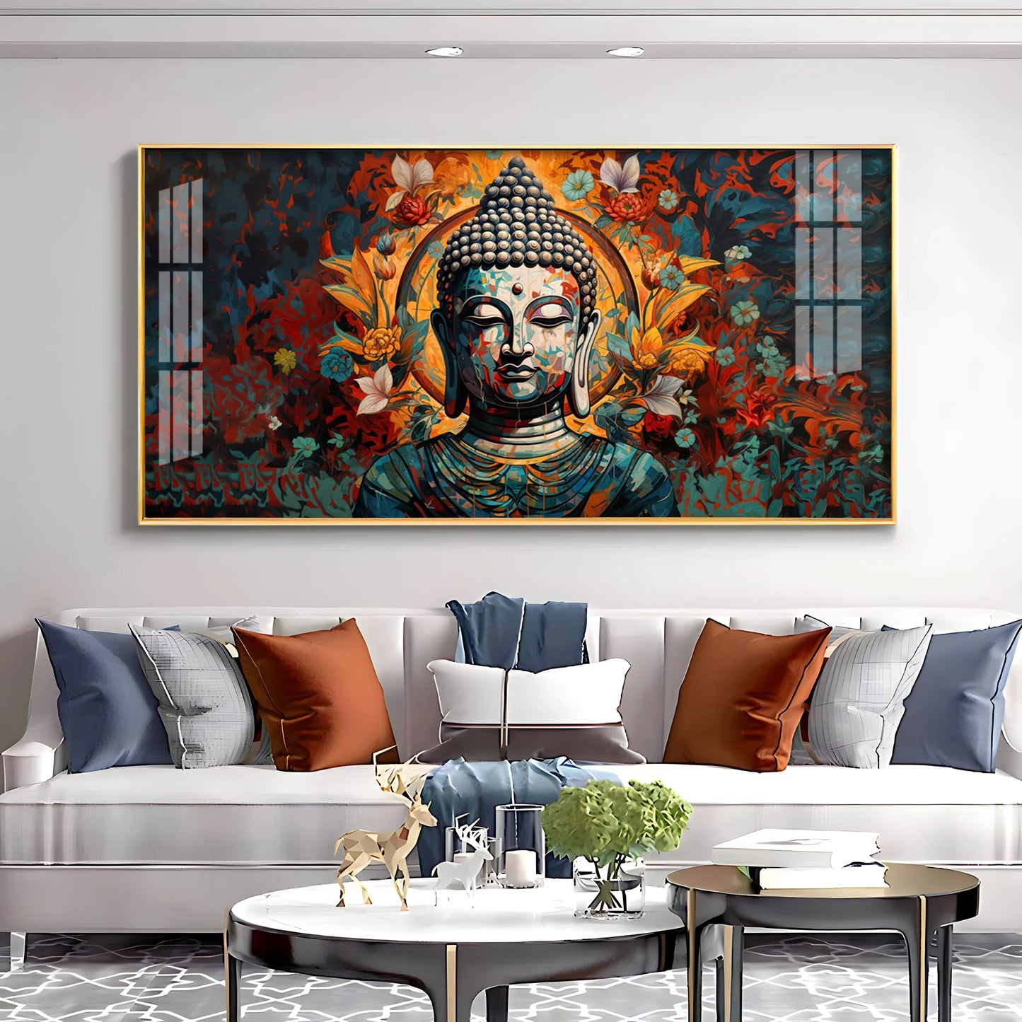 Enlightenment Buddha Premium Acrylic Horizontal Wall Art