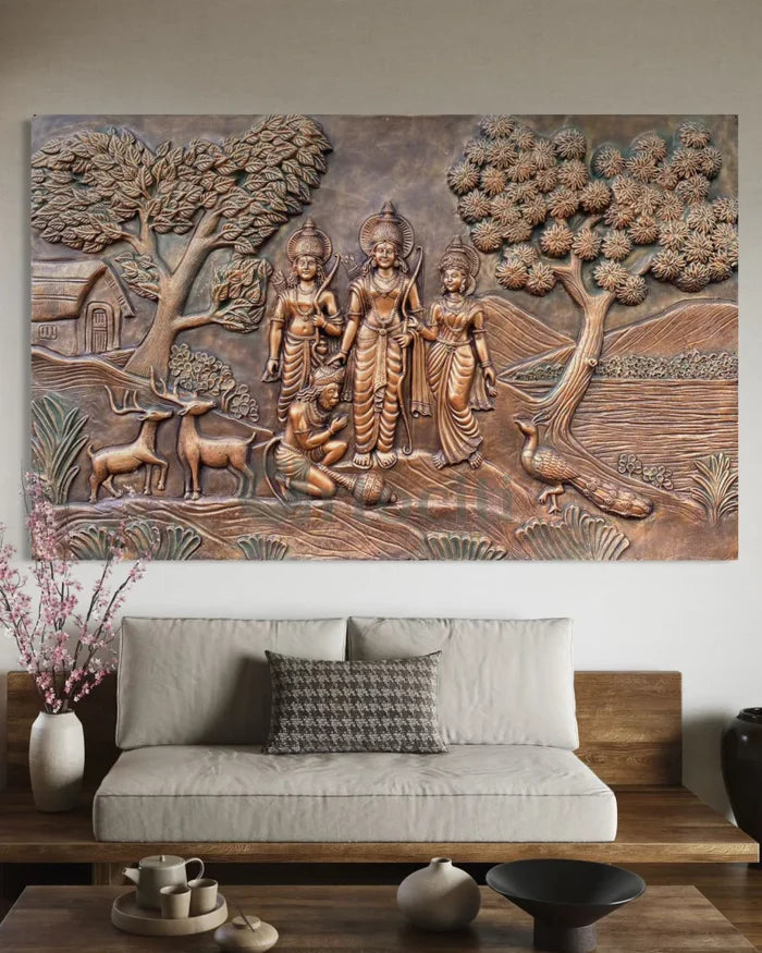 Divine Ram Darbar 3D Relief Mural | 6X4 and 8X5 Feet