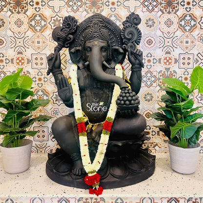 Fiber Ganesha Statue 3.5ft