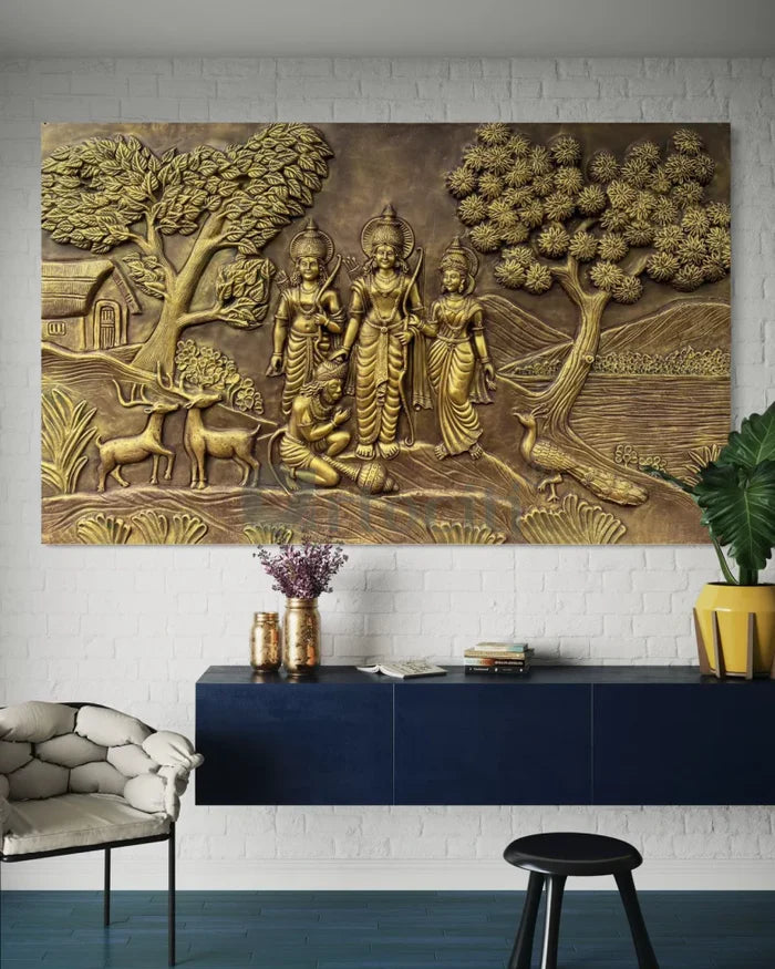 Divine Ram Darbar 3D Relief Mural | 6X4 and 8X5 Feet