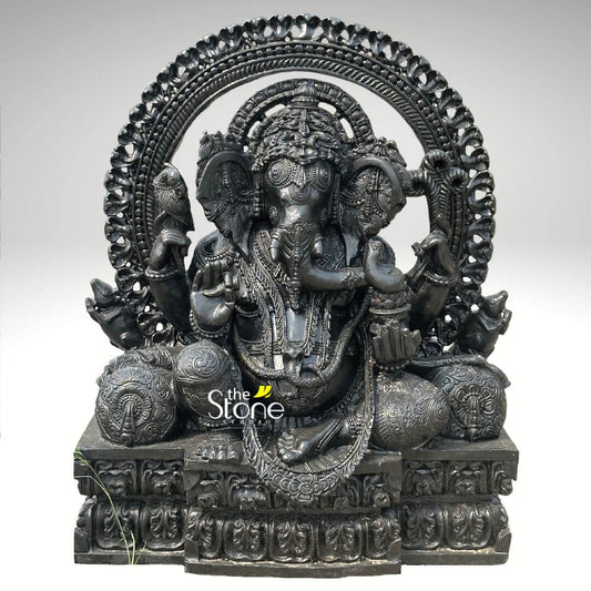 36” Large Sitting Lord Ganapati Statue
