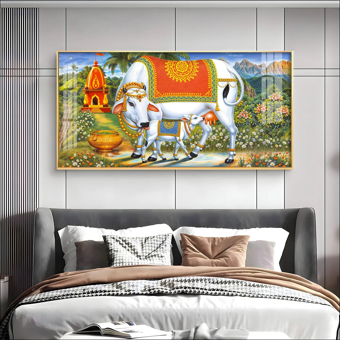 Cow-Calf Companions Premium Acrylic Horizontal Wall Art