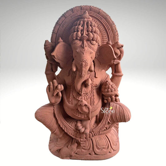 4 Feet Sandstone Ganesha Statue