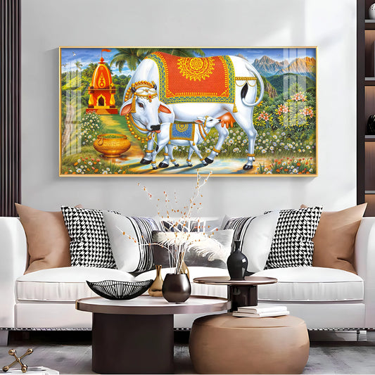 Cow-Calf Companions Premium Acrylic Horizontal Wall Art