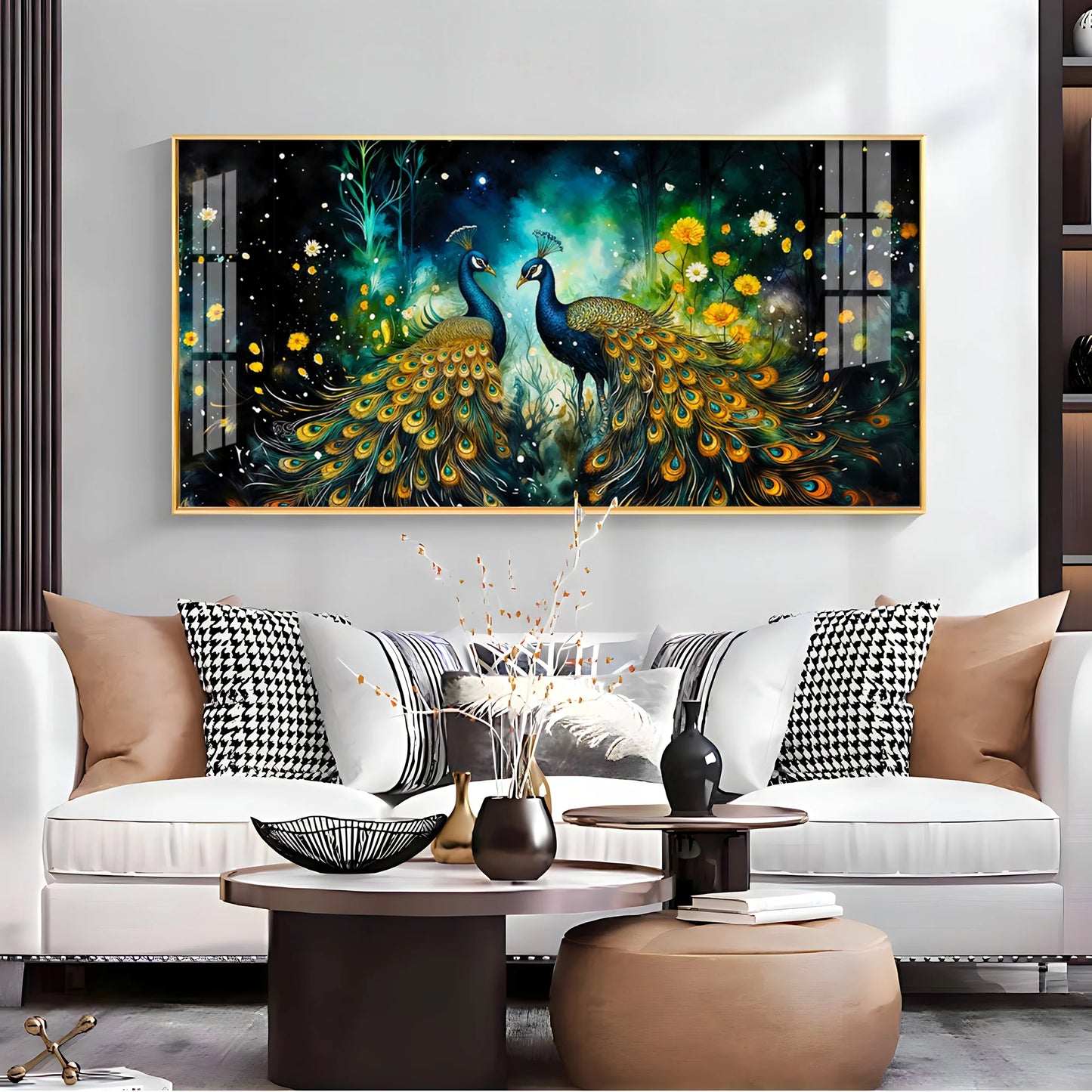 Majestic Vibrant Duo Premium Acrylic Horizontal Wall Art