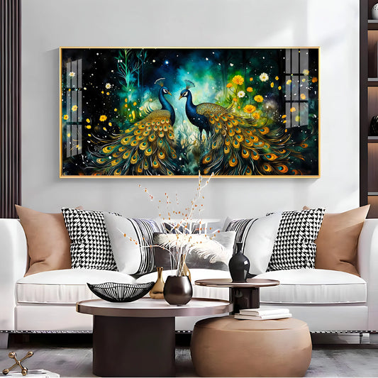 Majestic Vibrant Duo Premium Acrylic Horizontal Wall Art