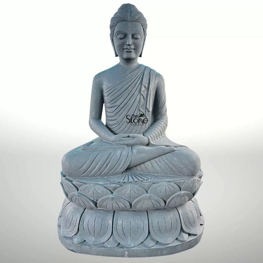 5 Feet Granite Buddha Statue