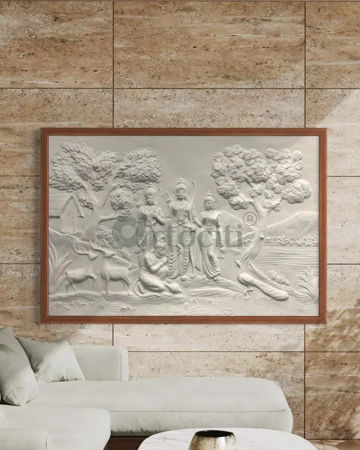 Divine Ram Darbar 3D Relief Mural | 6X4 and 8X5 Feet