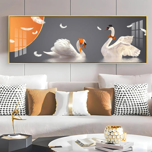 Mr. & Mrs. Luxury Crystal Horizontal Wall Art