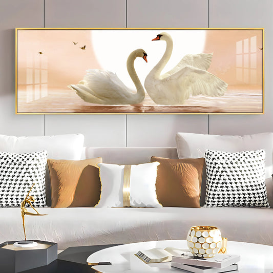 Romantic Moment Luxury Crystal Horizontal Wall Art