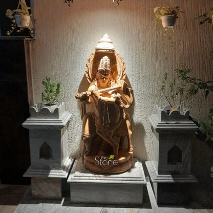 Antique Krishna Statue 5ft