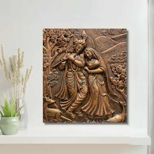 Radha Krishna 3D Wall Hanging