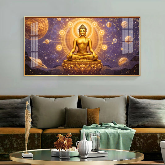 Buddha Bliss Premium Acrylic Horizontal Wall Art