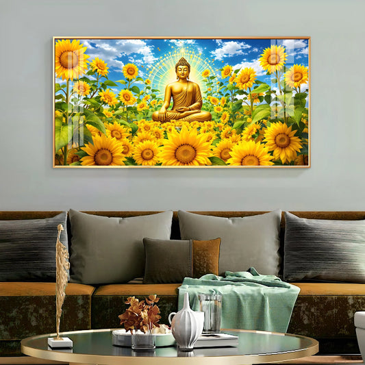 Zen Essence Of Buddha Premium Acrylic Horizontal Wall Art